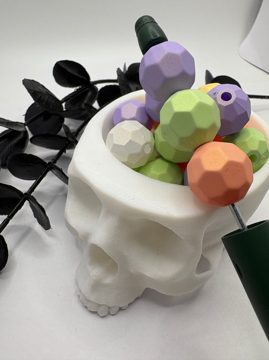 Textured Pearl Matte round bubblegum bead, acrylic 16mm beads for pens, beading supplies, bead mix