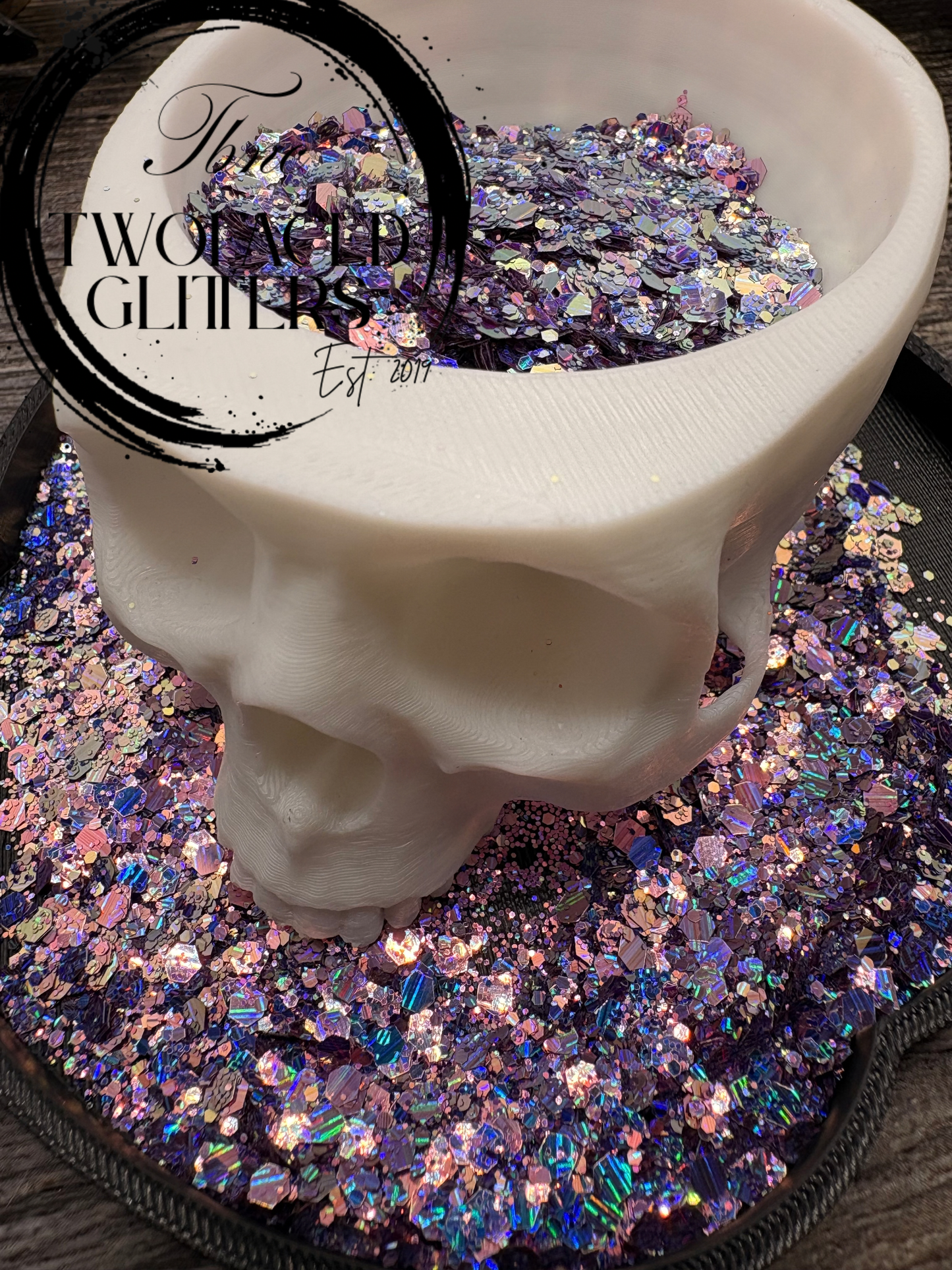 Astrial: Color Shift Holographic Chunky Glitter Mix, crafting supplies glitter, craft glitter, polyester glitter for crafts
