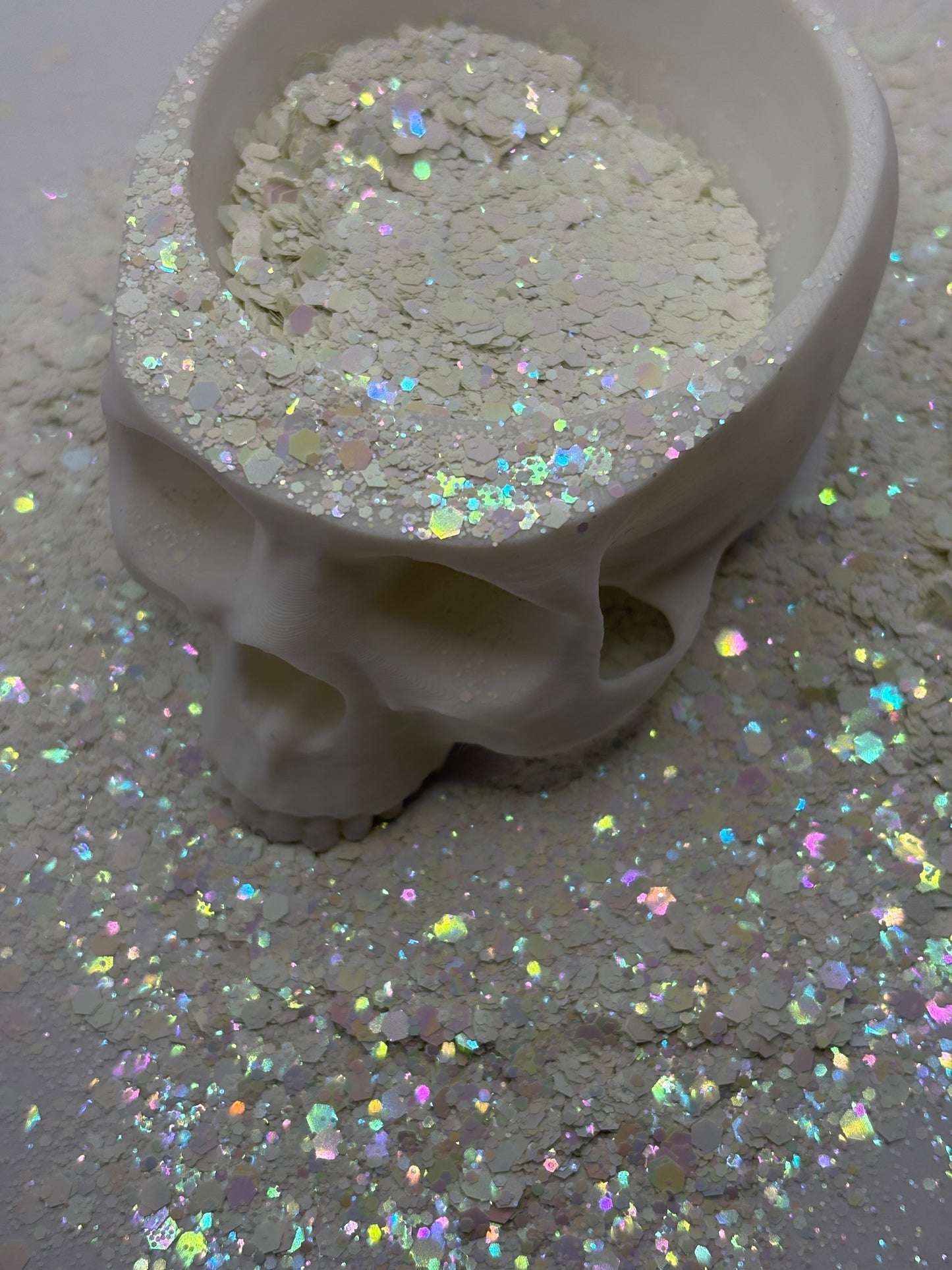 Rainbow Snow: Color Shift holographic chunky glitter mix, crafting supplies glitter, custom mix, resin supplies, non solvent resistant