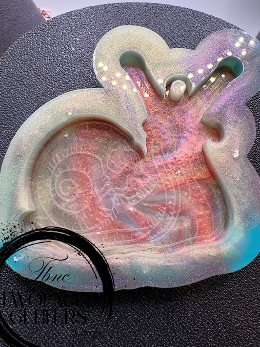 Skull Snail Silicone Keychain: Silicone Mold for Resin Casting, 1pc