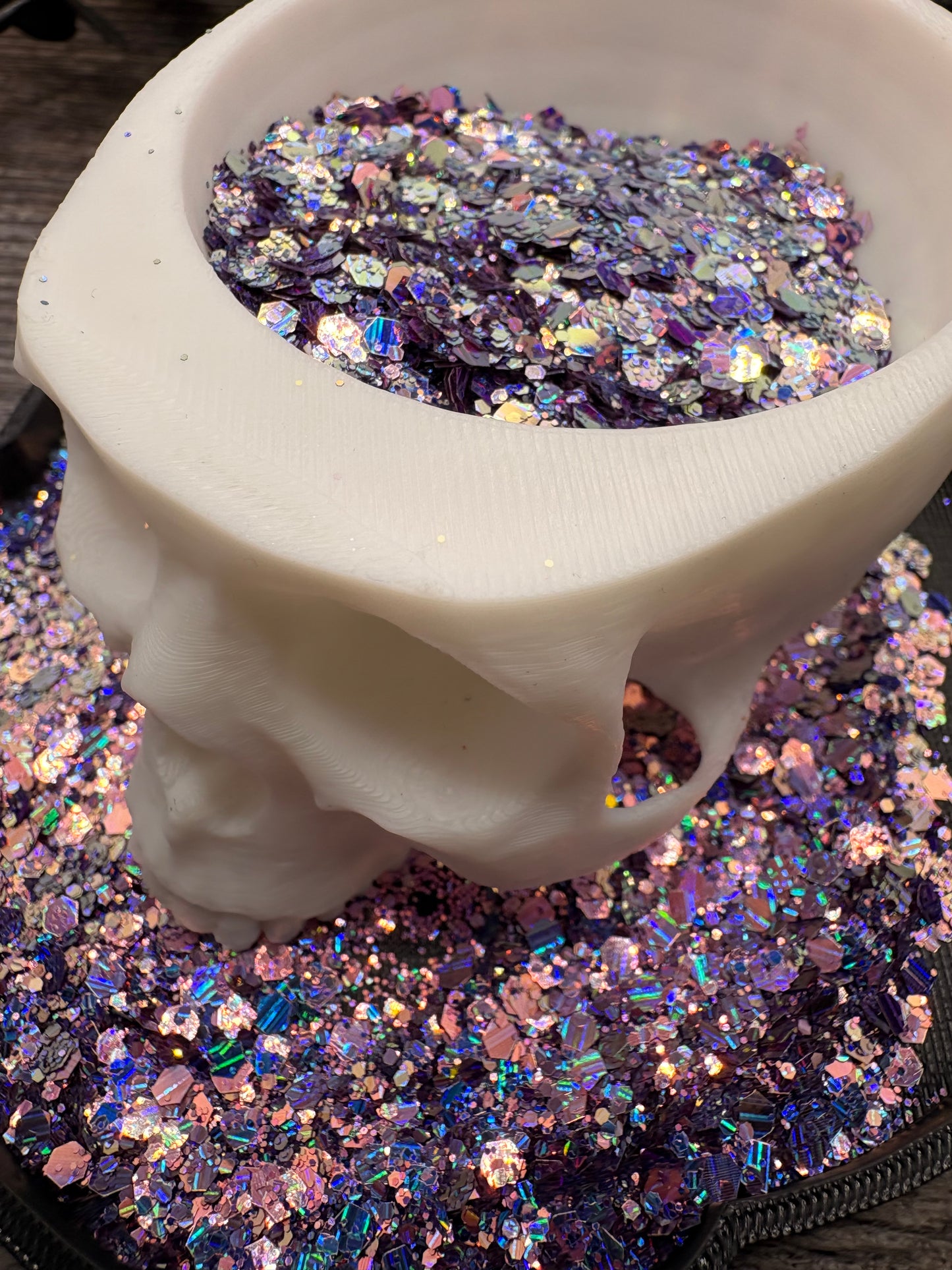 Astrial: Color Shift Holographic Chunky Glitter Mix, crafting supplies glitter, craft glitter, polyester glitter for crafts