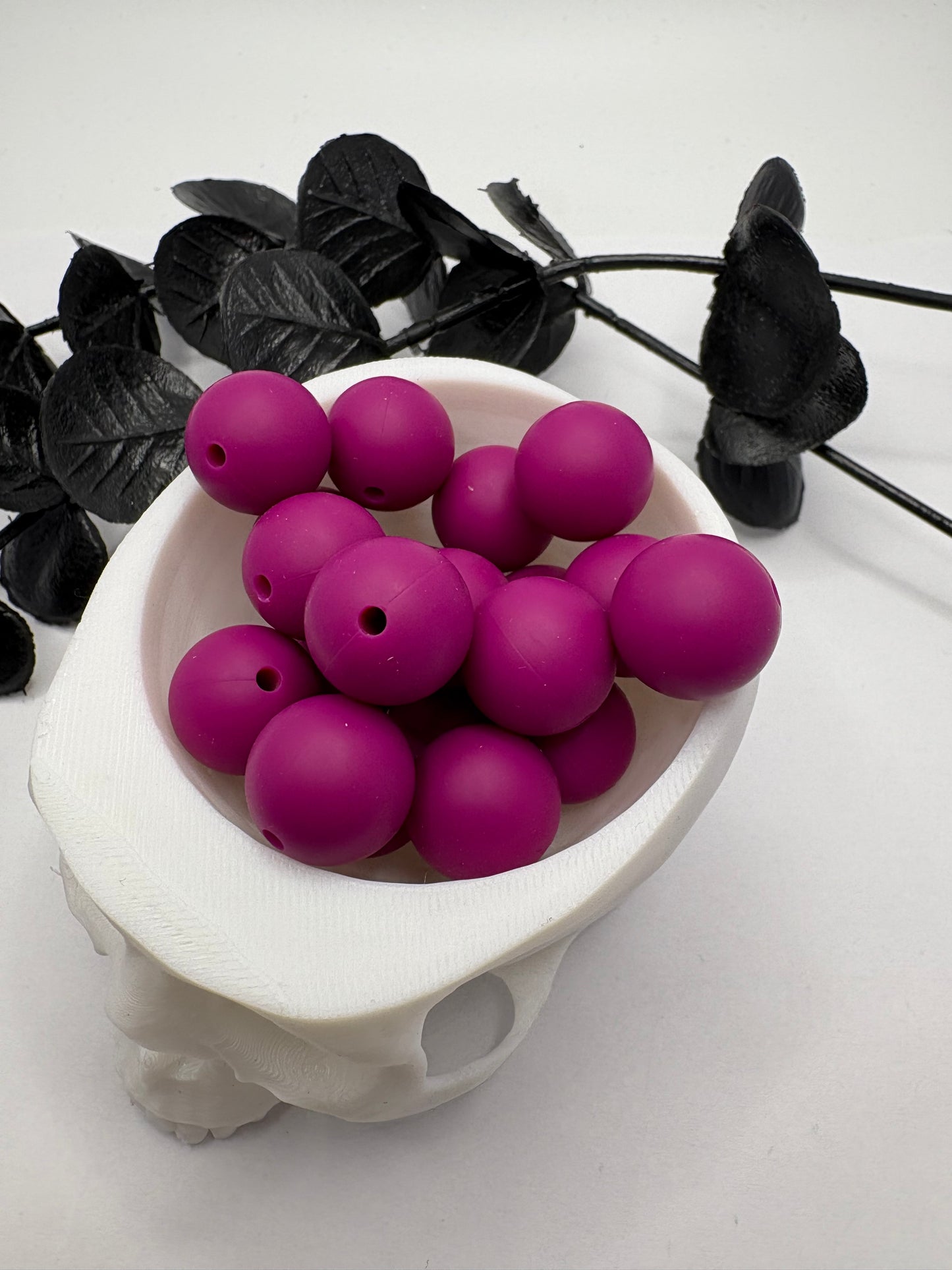 Silicone Wine Purple bead, 15mm beads for pens, beading supplies, beading, pvc silicone beads