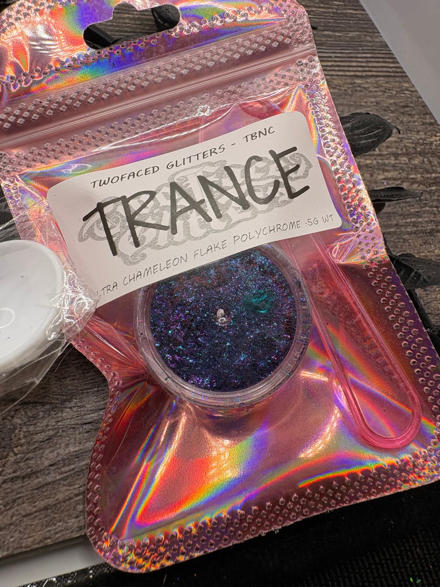 Trance: Ultra Chameleon Shift Flake, Mica Flake for additives in crafting, chameleon color shifting powder .5g wt.