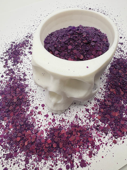 Voodoo: chameleon electroplated textured chunky glitter mix, crafting supplies glitter, custom mix, resin supplies, resin glitter