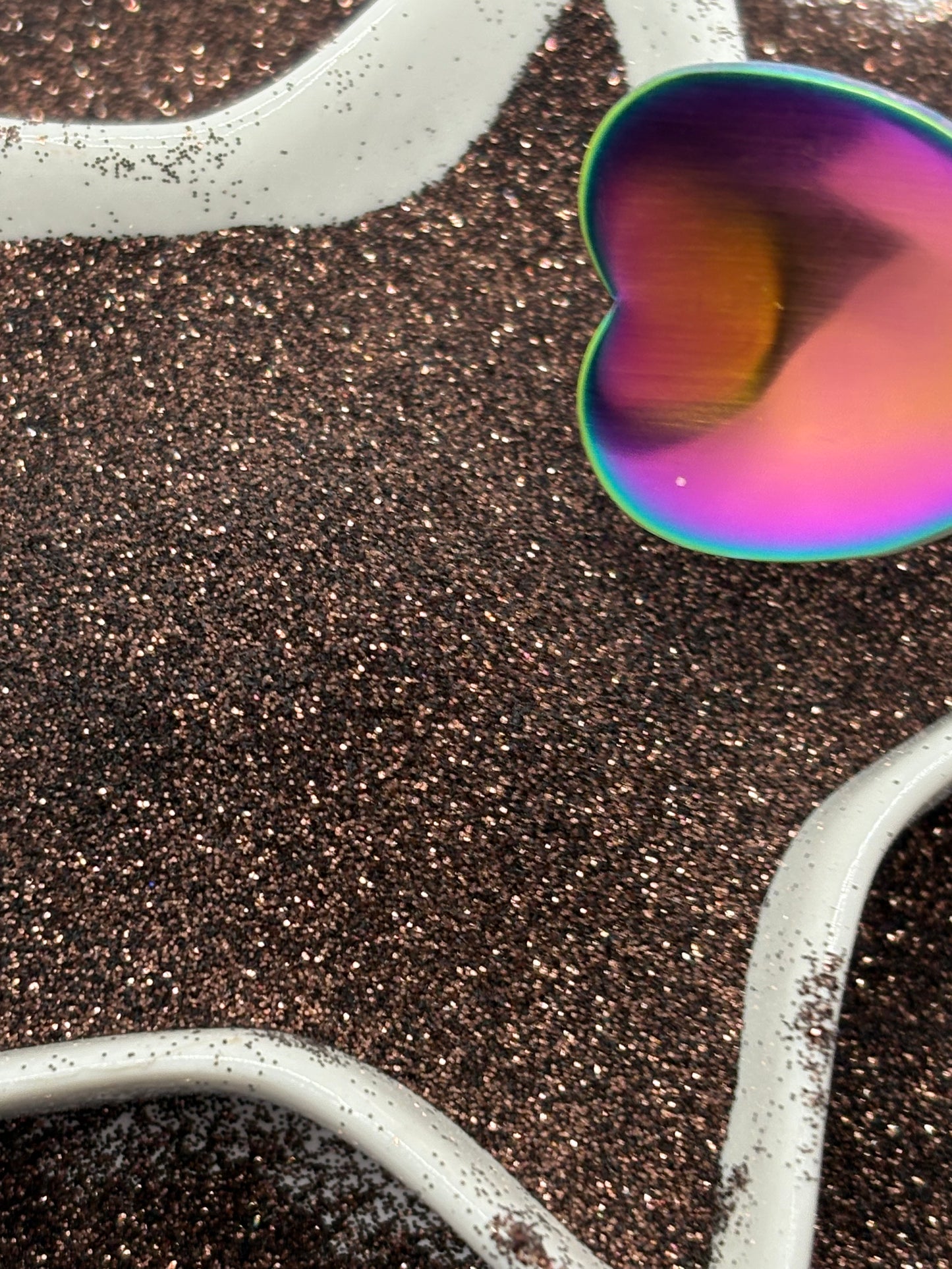 Wonka: fine glitter, glitters, fine grain glitter, resin glitter, dark brown colored, crafting supplies, high quality glitter