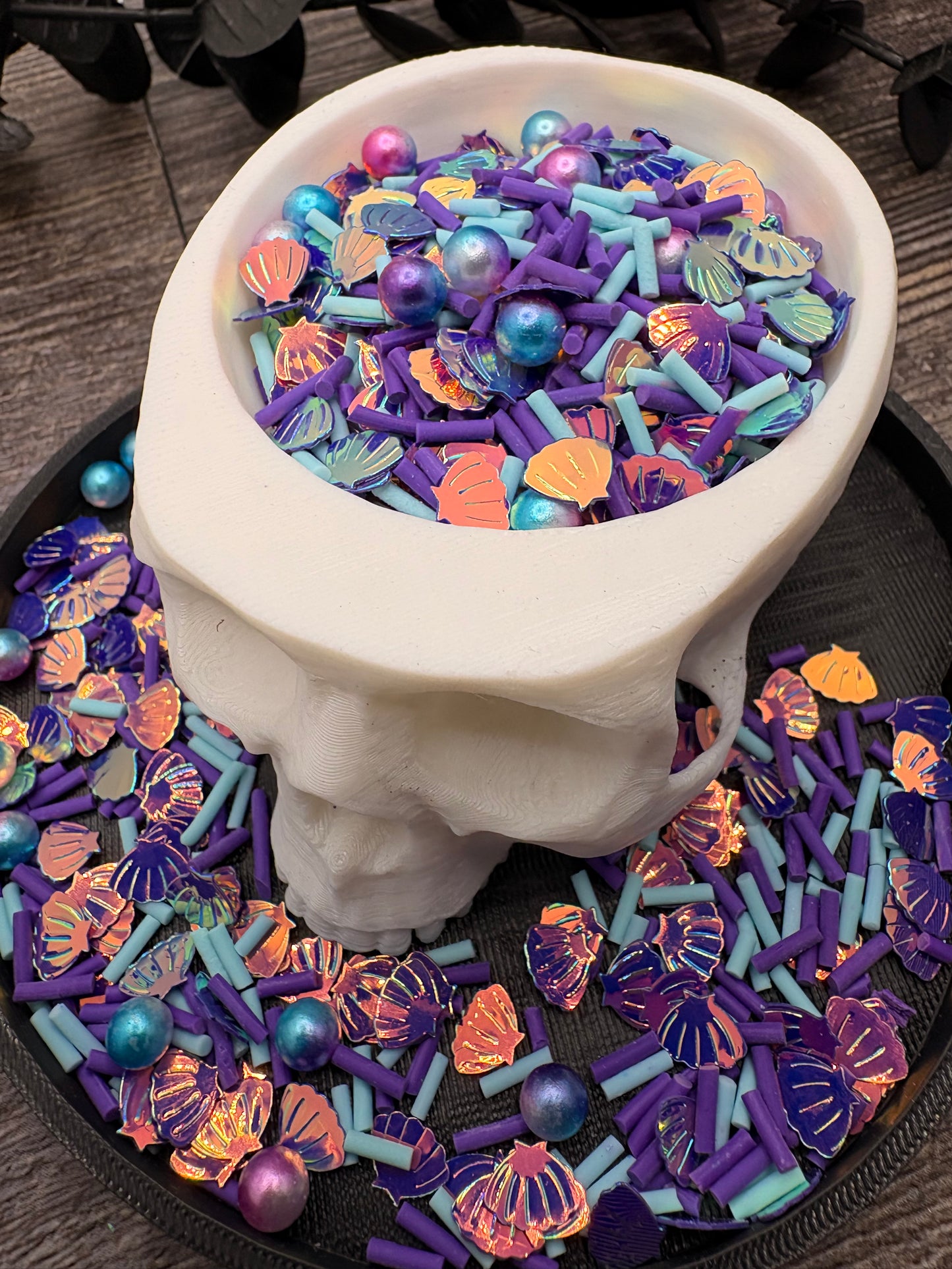 Seaflora Filler: Mixed Media clay filler, resin accents, cute shaker fillers, crafting additives 1oz Wt.