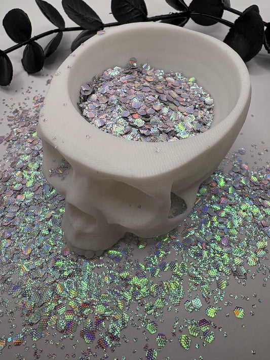 Bermuda textured chunky metallic, high quality polyester embossed chunky, resin glitter, tumbler chunky glitter, solvent resistant