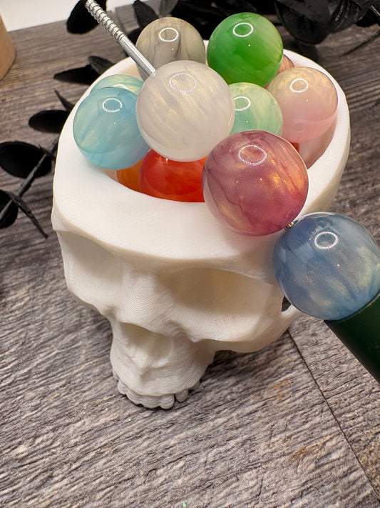 Potion Cateye bead, acrylic 15.5mm beads for pens, beading supplies, acrylic beads