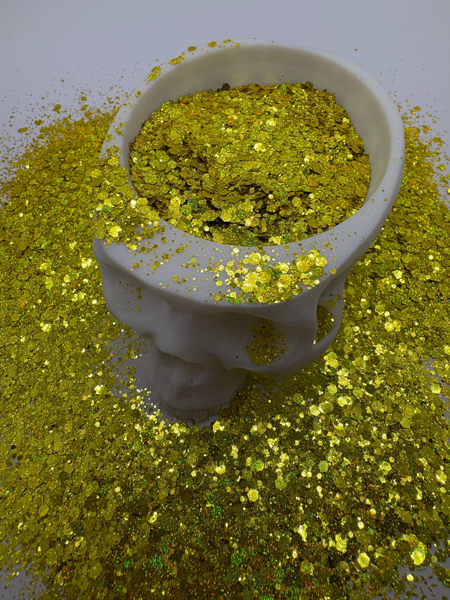 Star Seed: Color Shift holographic chunky glitter mix, crafting supplies glitter, custom mix, resin supplies, resin glitter, glitter yellow