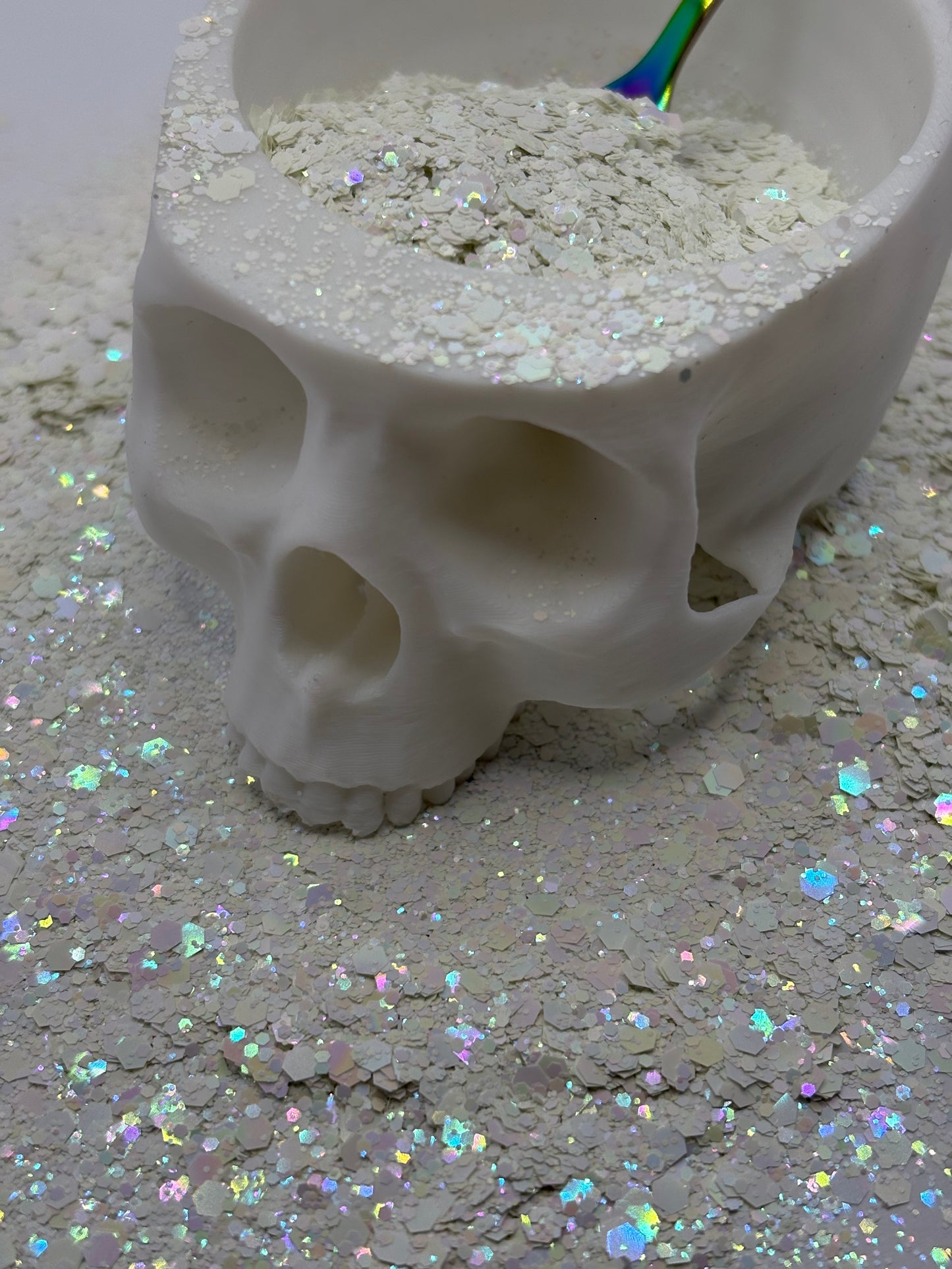 Rainbow Snow: Color Shift holographic chunky glitter mix, crafting supplies glitter, custom mix, resin supplies, non solvent resistant