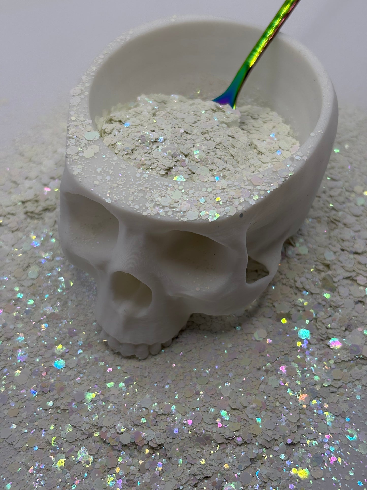 Rainbow Snow: Color Shift holographic chunky glitter mix, crafting supplies glitter, custom mix, resin supplies, non solvent resistant