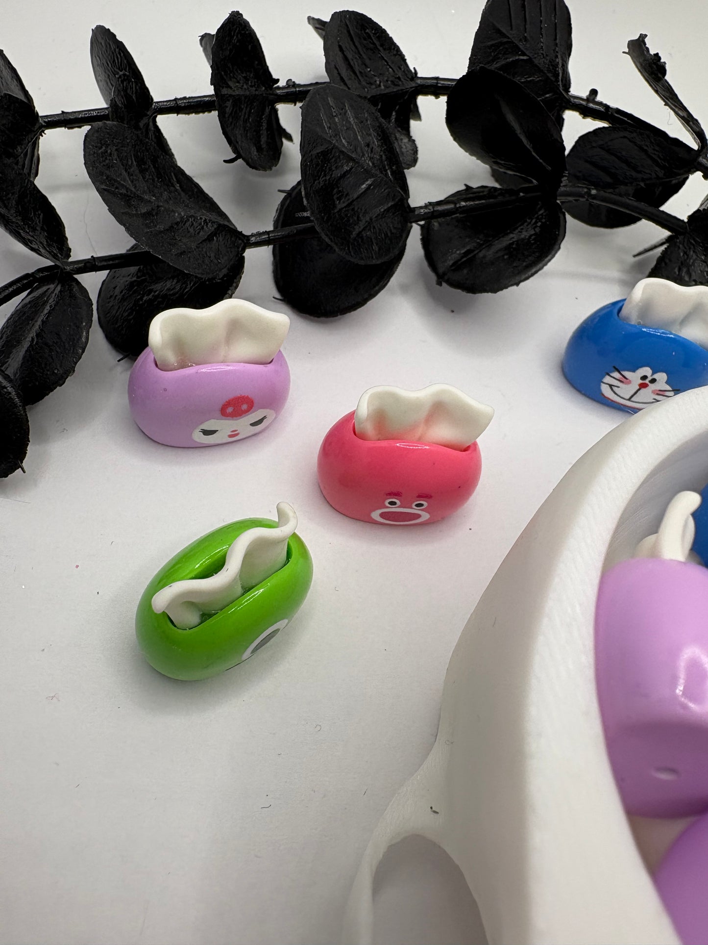 Napkin Character beads, acrylic 22mm beads for pens, beading supplies, mixed color 1pc