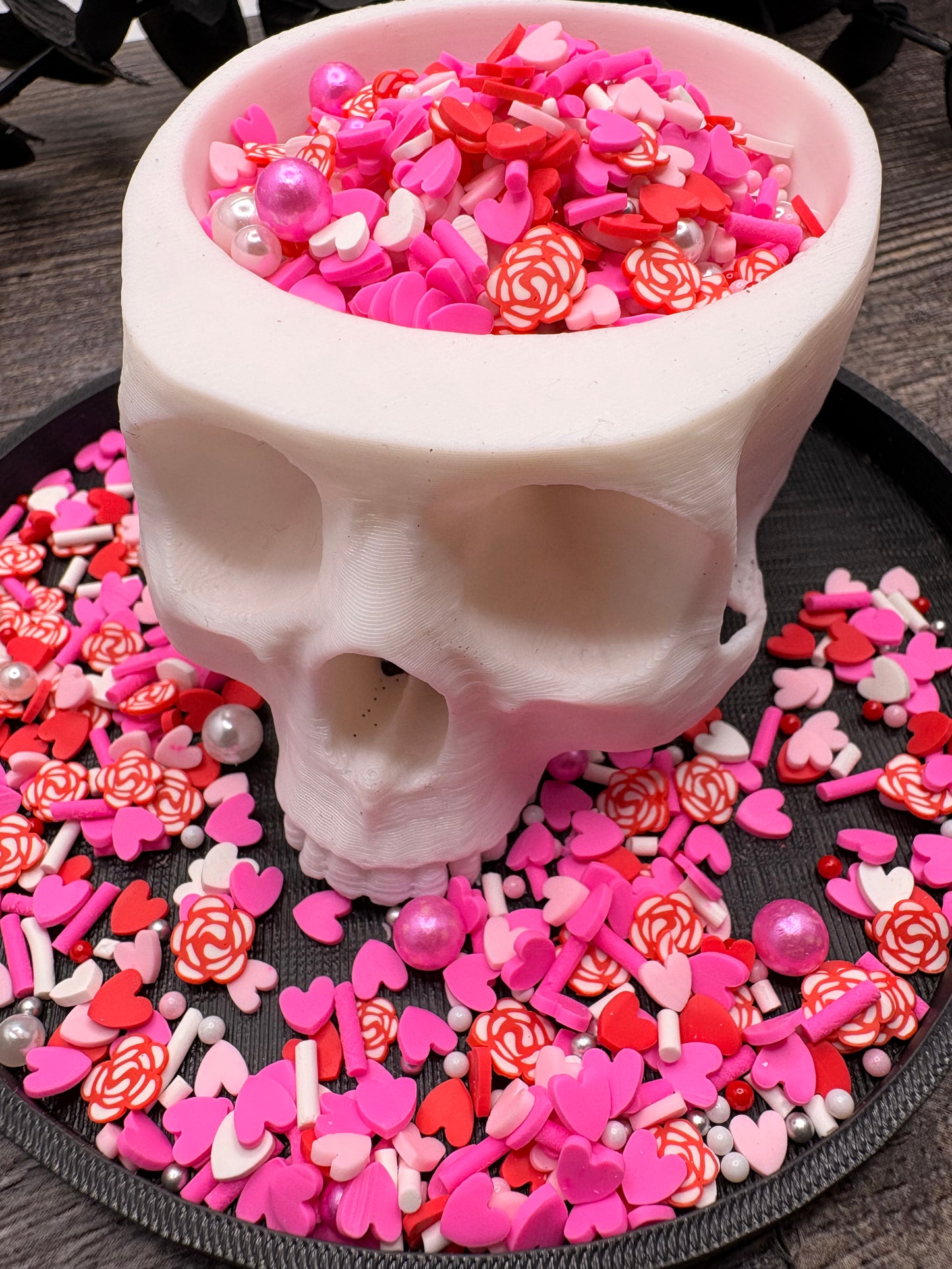 Lovestruck Filler: Mixed Media clay filler, resin accents, cute shaker fillers, crafting additives 1oz Wt.