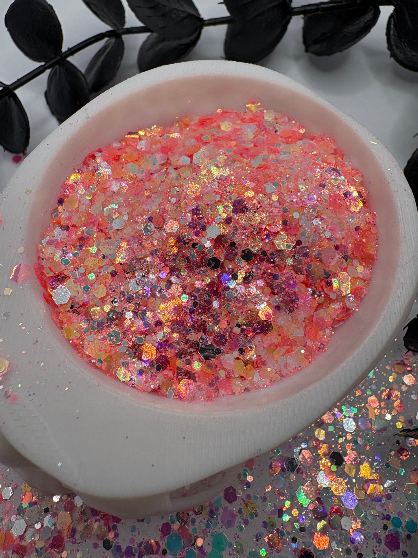 Material Girl glow chunky glitter mix, crafting supplies glitter, custom mix, resin supplies, resin glitter, mix holo glitter 15g