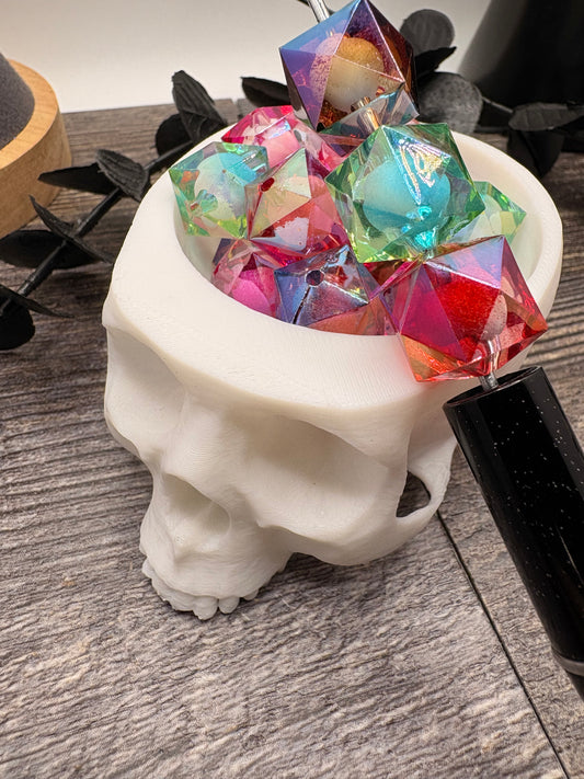 Double Hexagon Sugar gems bead, acrylic 15.5mm beads for pens, beading supplies, acrylic beads