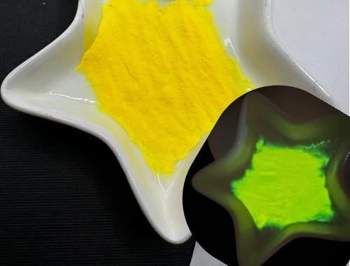 Banana Boat Glow Mica powder, Mica for additives in crafting,Yellow glow mica powder 10g wt.