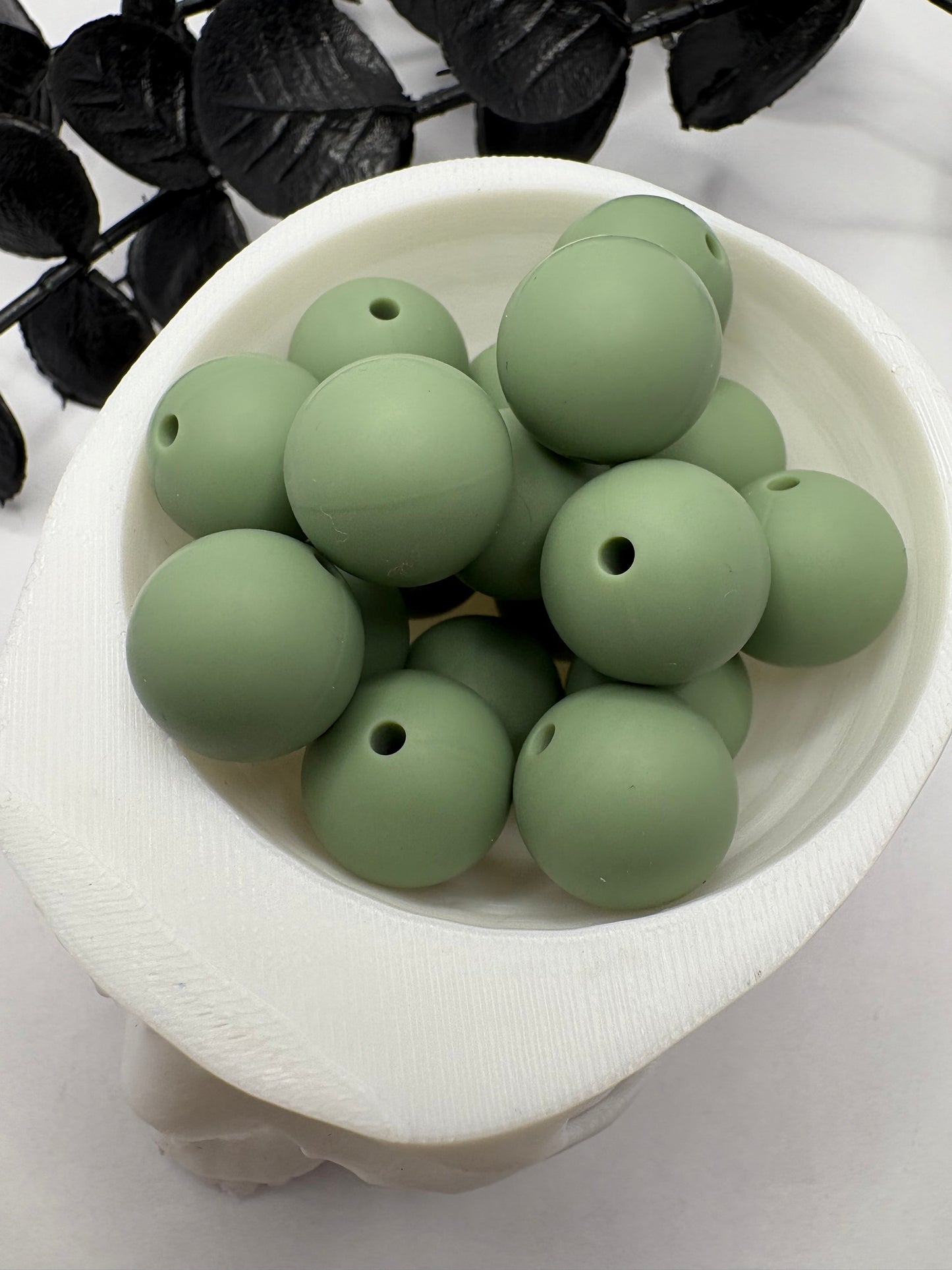 Silicone Mute Green bead, 15mm beads for pens, beading supplies, beading, pvc silicone beads