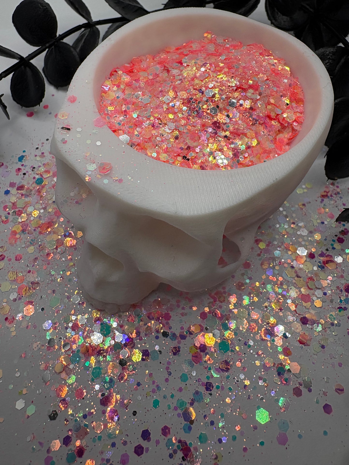 Material Girl glow chunky glitter mix, crafting supplies glitter, custom mix, resin supplies, resin glitter, mix holo glitter 15g