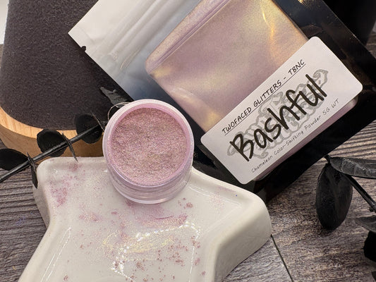 Bashful Mica Ultra Chameleon shift powder, Mica powder for additives in crafting, chameleon color shifting powder 5g wt.