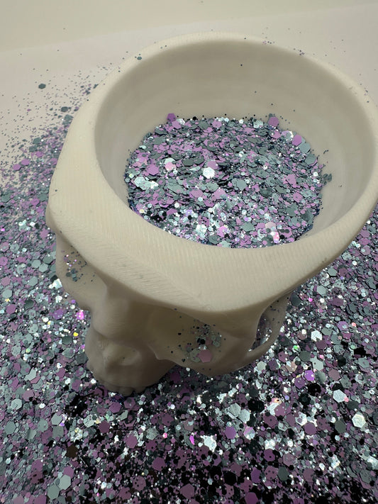 Violaceous: metallic matte chunky glitter mix, crafting supplies glitter, custom mix, resin supplies, resin glitter, crafting