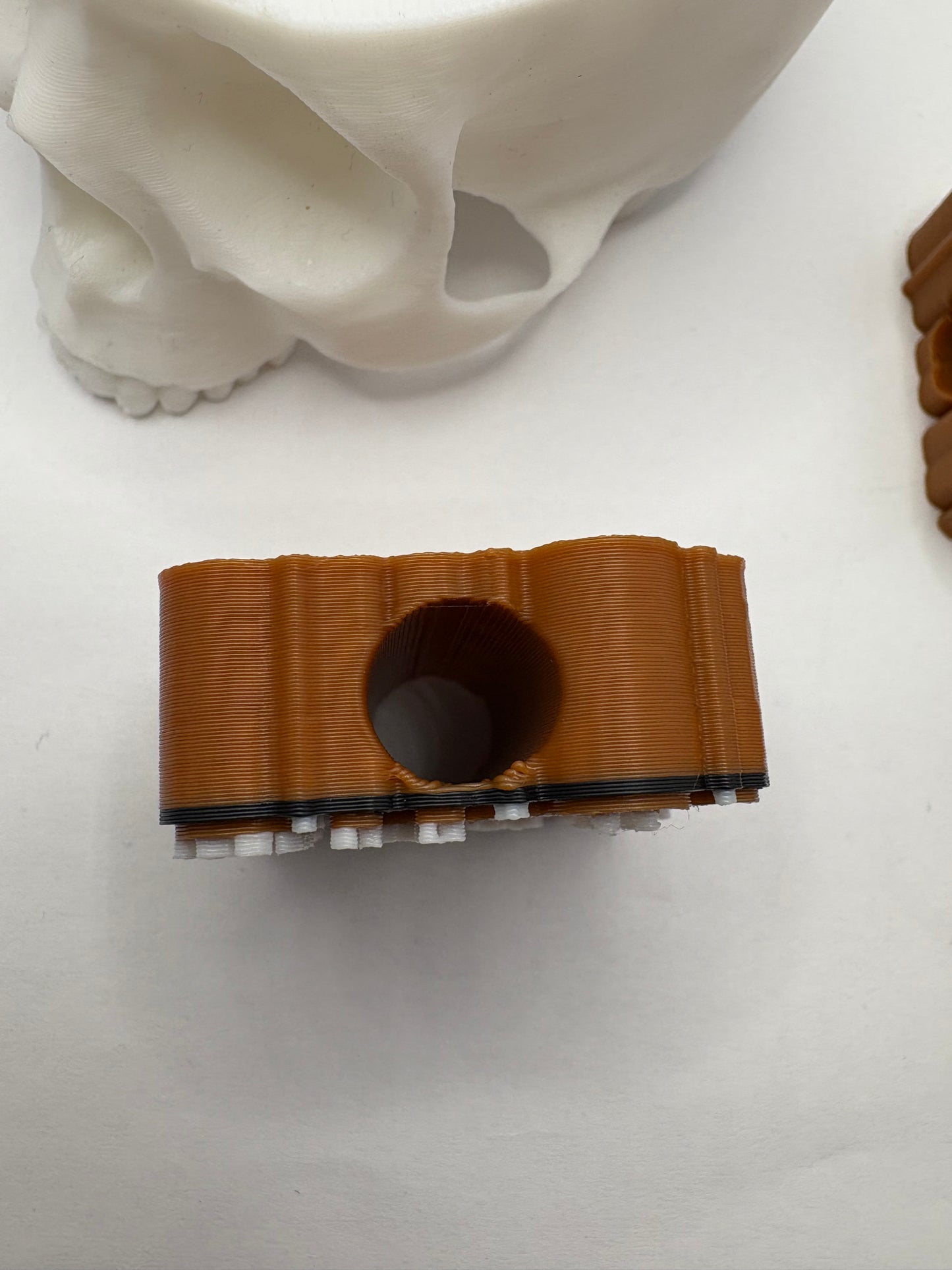 Gingerbread Straw topper beads, straw accessory, bead supplies, keychain beads, big bead, single side printed 36mm