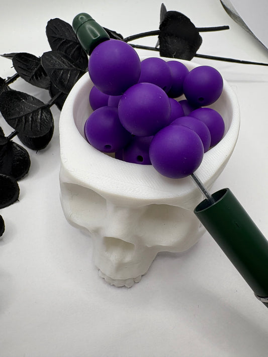 Silicone Grape bead, 15mm beads for pens, beading supplies, beading, pvc silicone beads