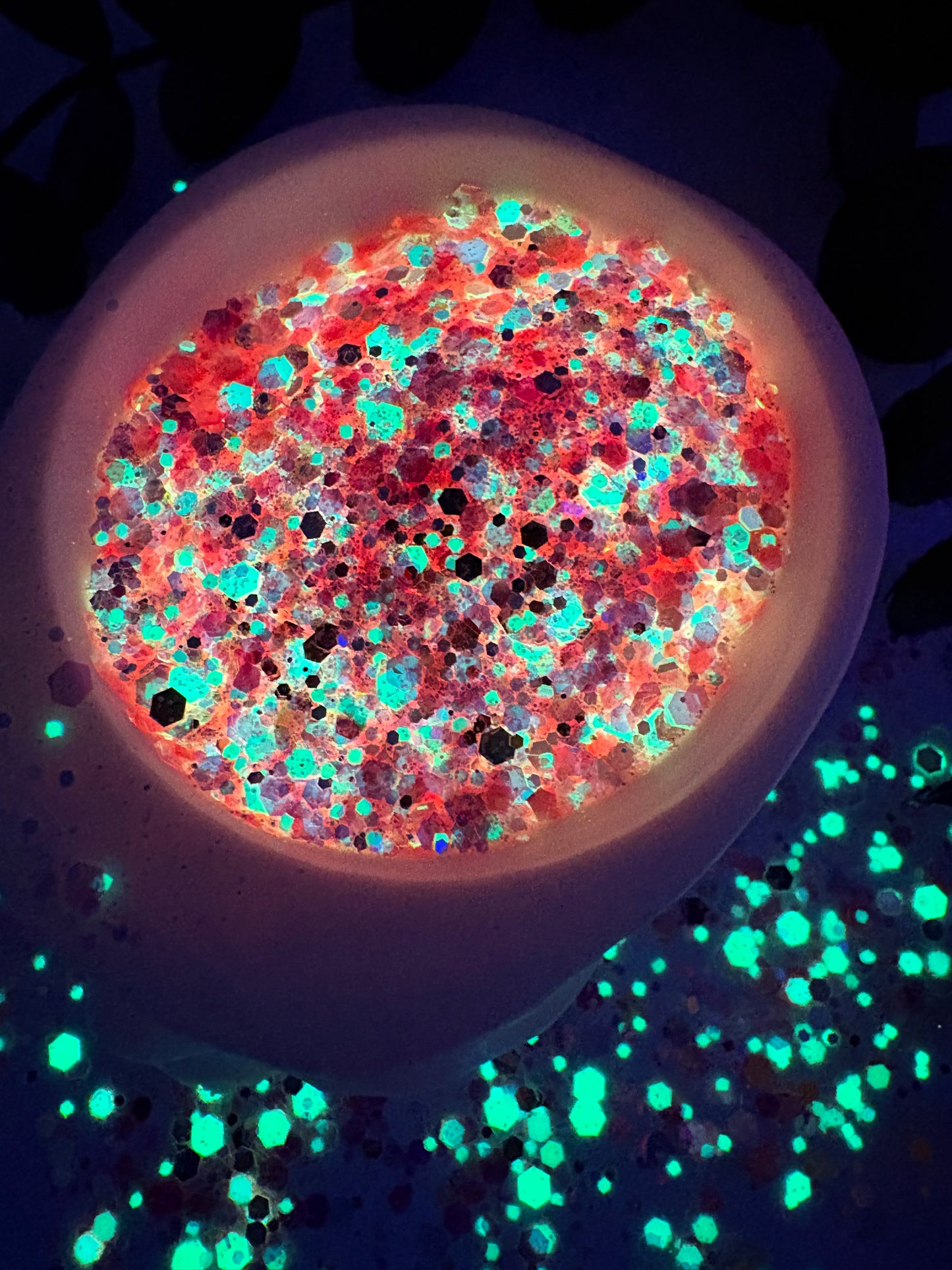 Material Girl glow chunky glitter mix, crafting supplies glitter, custom mix, resin supplies, resin glitter, mix holo glitter 15g