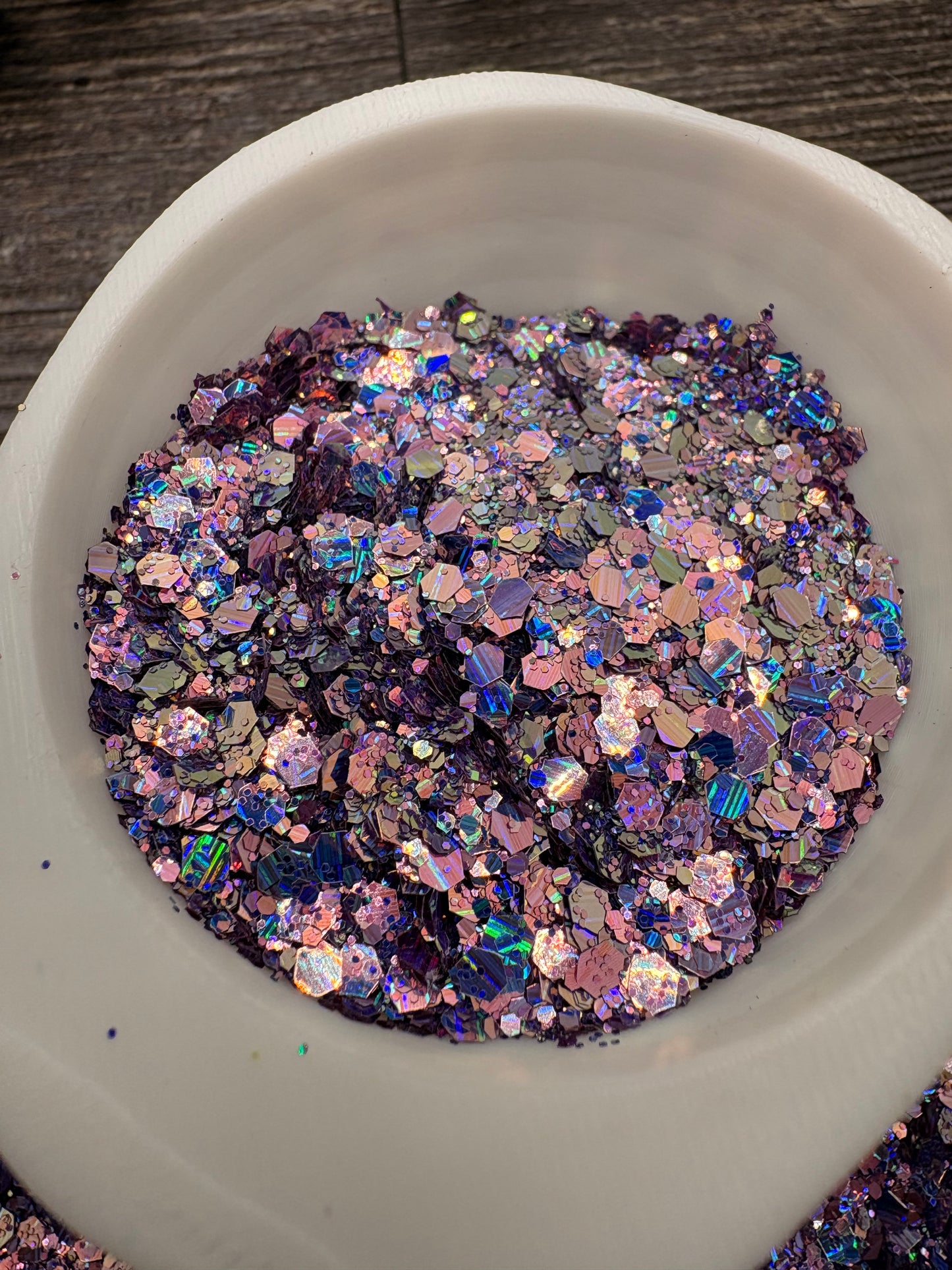 Astrial: Color Shift Holographic Chunky Glitter Mix, crafting supplies glitter, craft glitter, polyester glitter for crafts