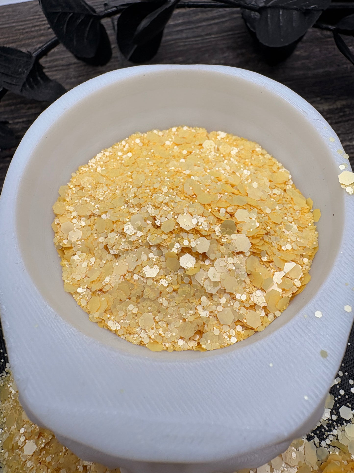 Banana Cream Macaroon chunky mix, high quality polyester matte chunky, resin glitter, tumbler chunky glitter, solvent resistant