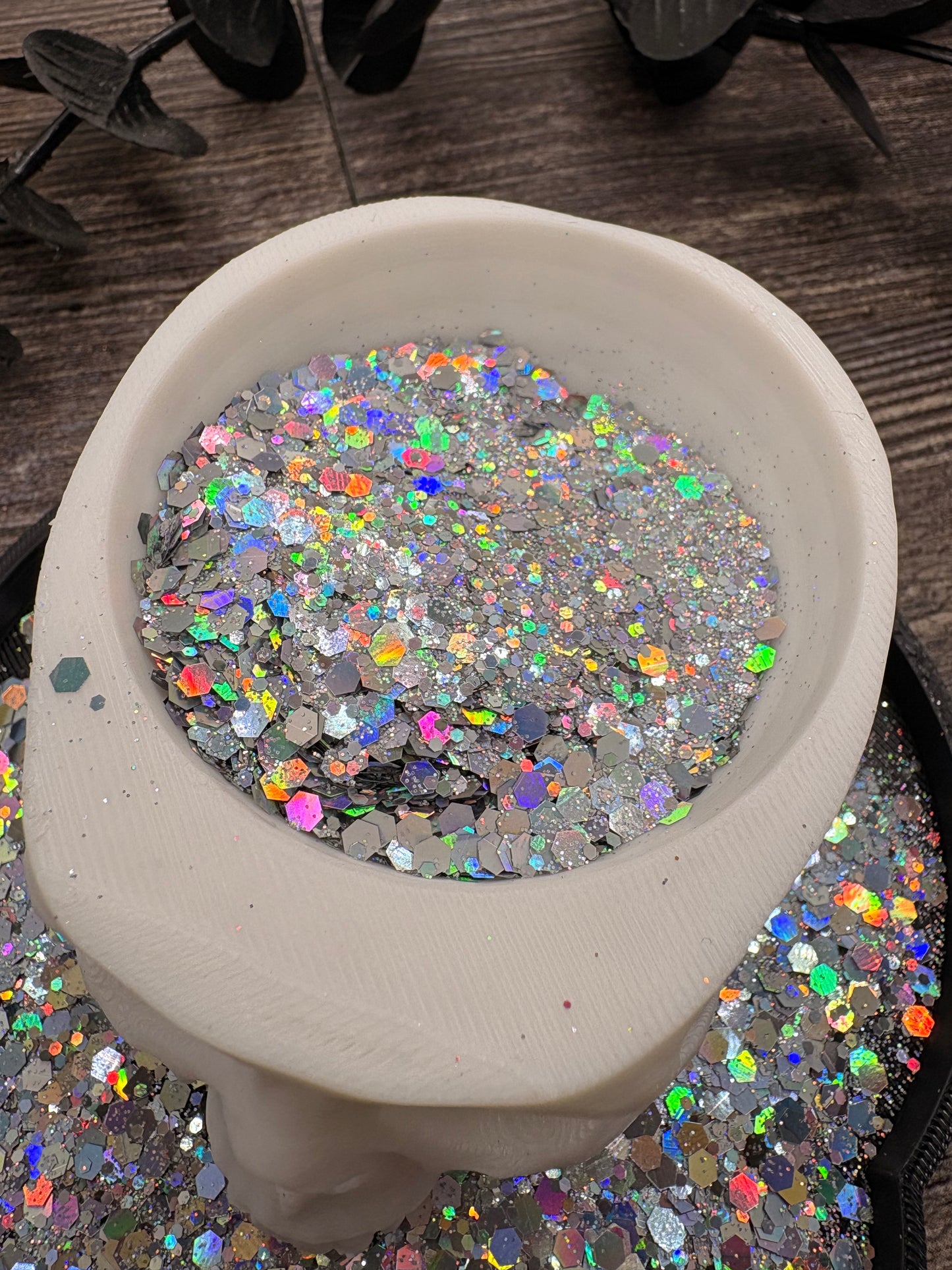 Kaleidoscope Chunky Mix: Holographic chunky glitter mix