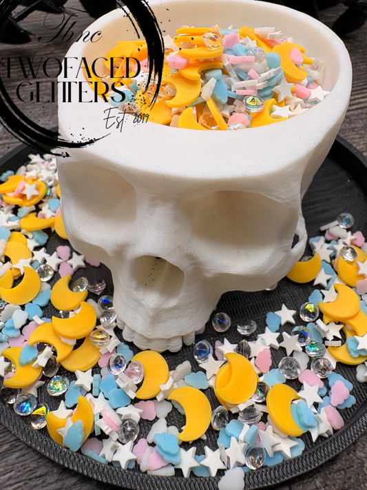 Sailor's Moon Filler: Mixed Media clay filler, resin accents, cute shaker fillers, crafting additives 1oz Wt.