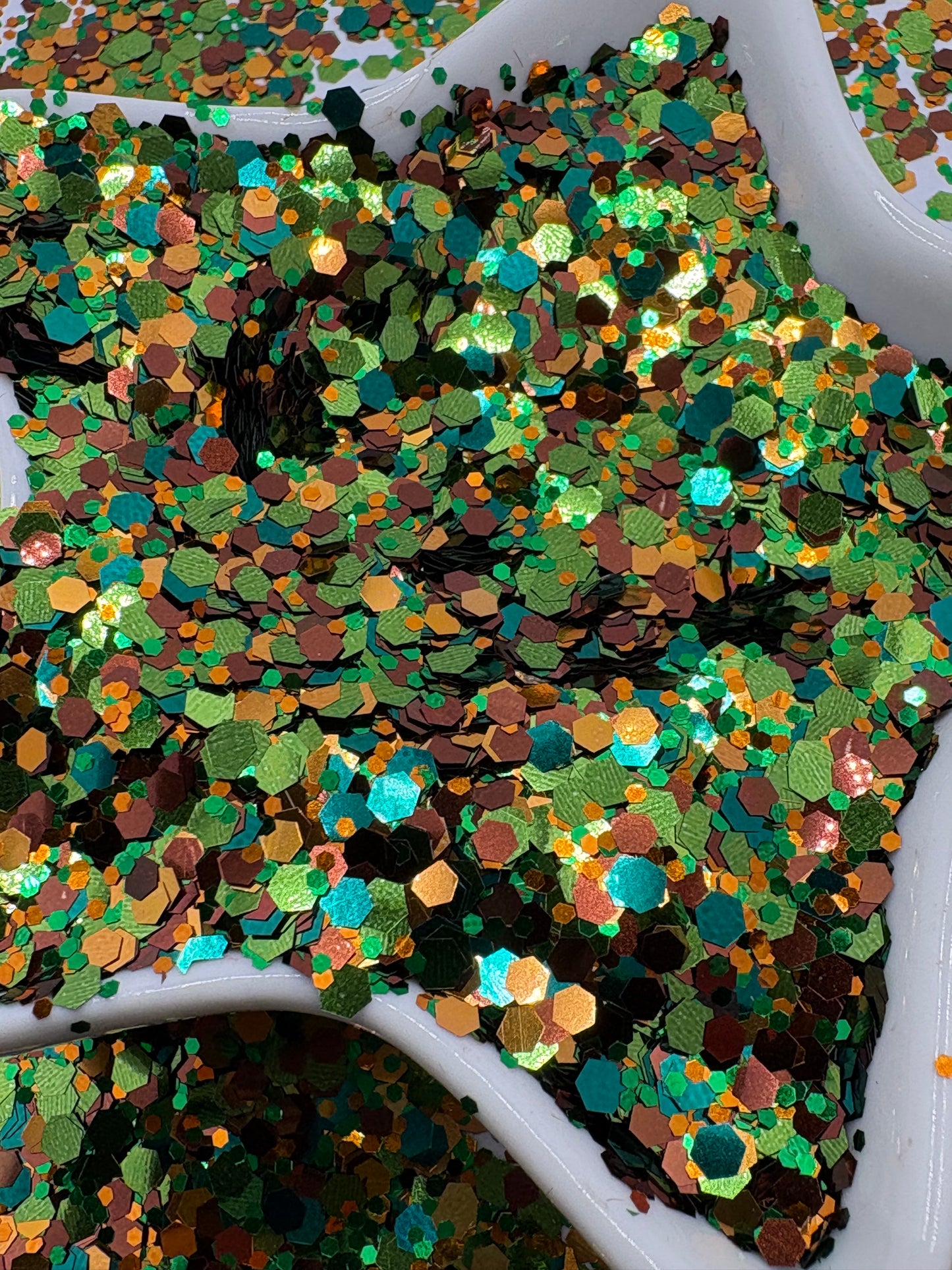 Manscaped: Chunky glitter mix, crafting supplies glitter, custom mix, resin supplies, resin glitter, woodlands mix