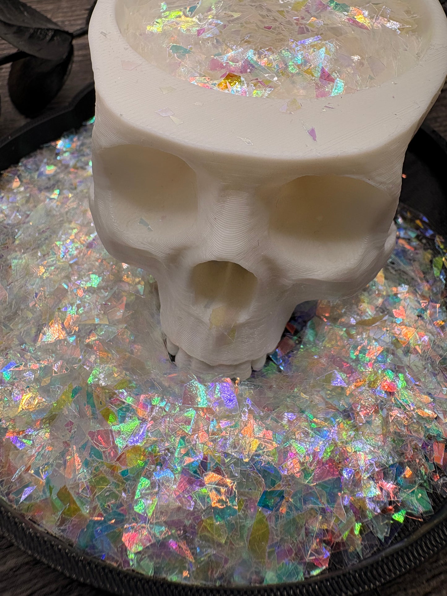 Color Bomb: Irregular Cut Flake Holographic Opal Glitter Blend