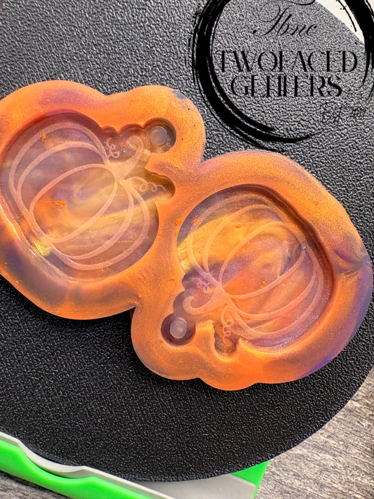 Pumpkin Silicone Keychain: Silicone Mold for Resin Casting, 1pc