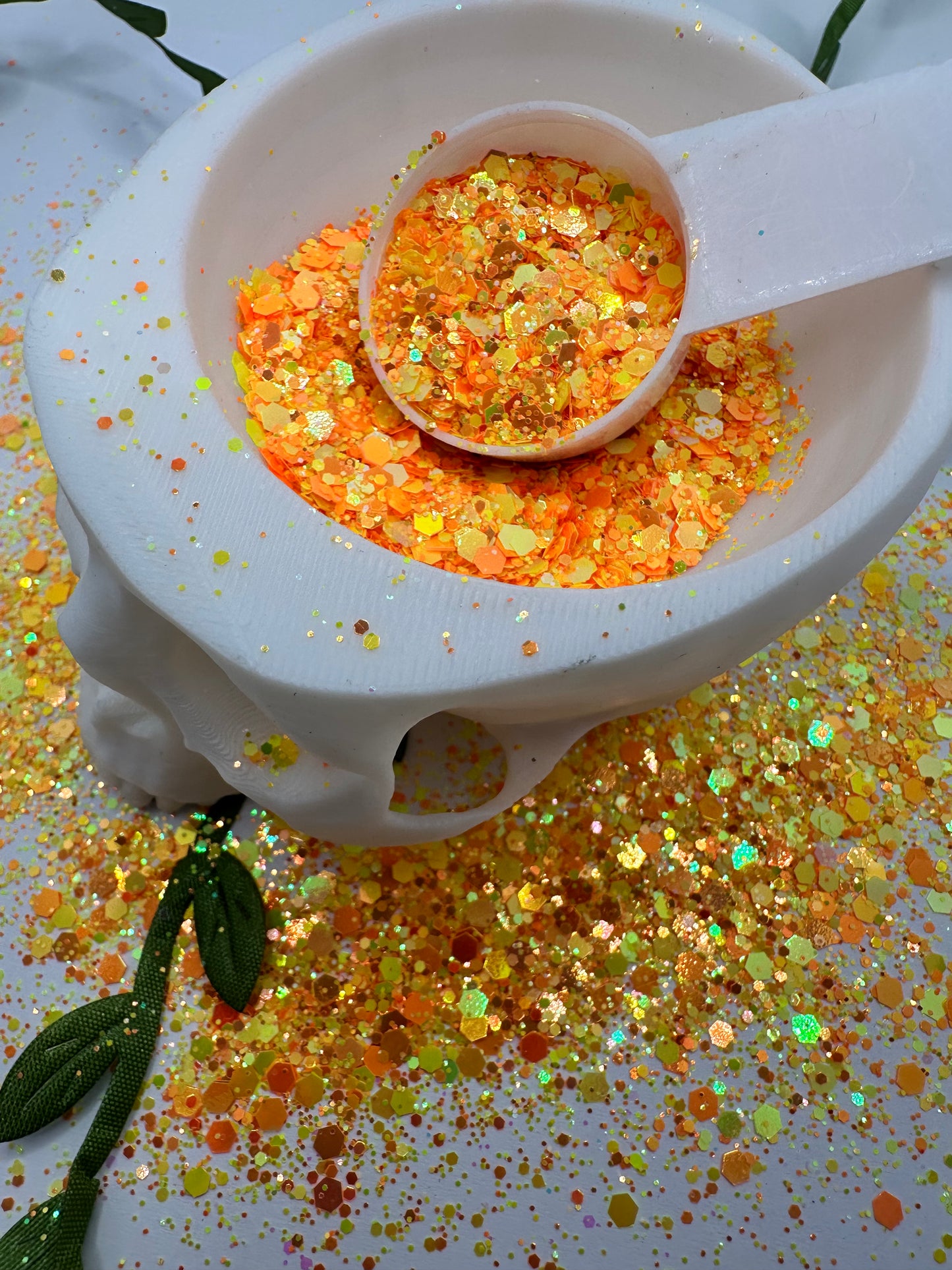 Manglo: uv glow chunky glitter mix, crafting supplies glitter, resin supplies, resin glitter, mix holo glitter .5oz by wt.