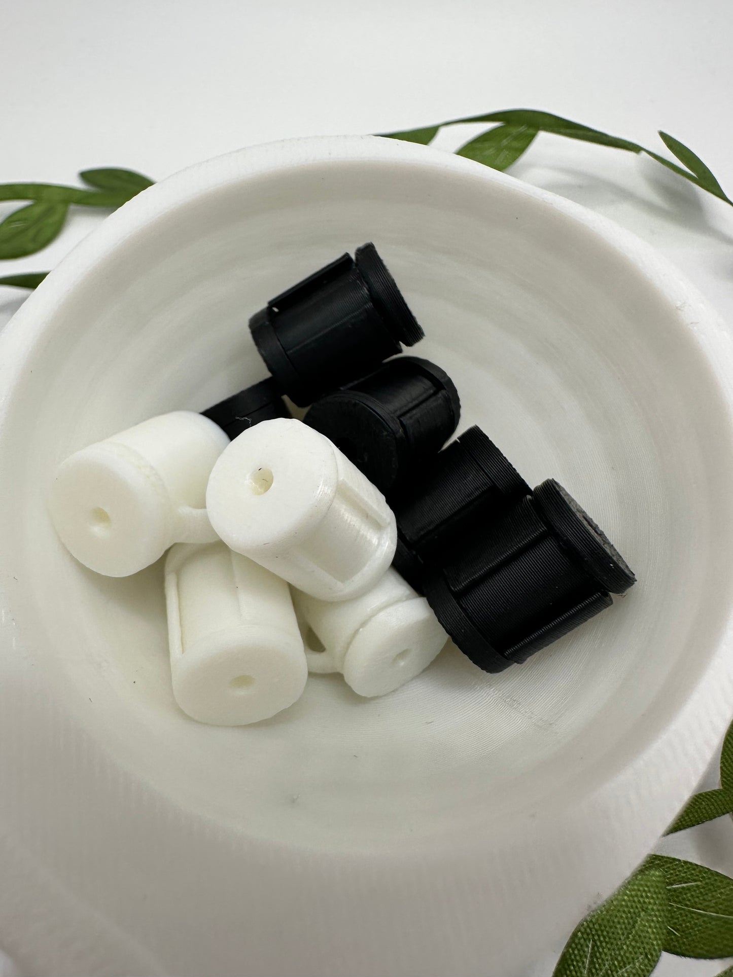 Charm Spinner bead findings, bead interchangeable 3d printed bead charms, designed by TBNC, 5pc, 15mm