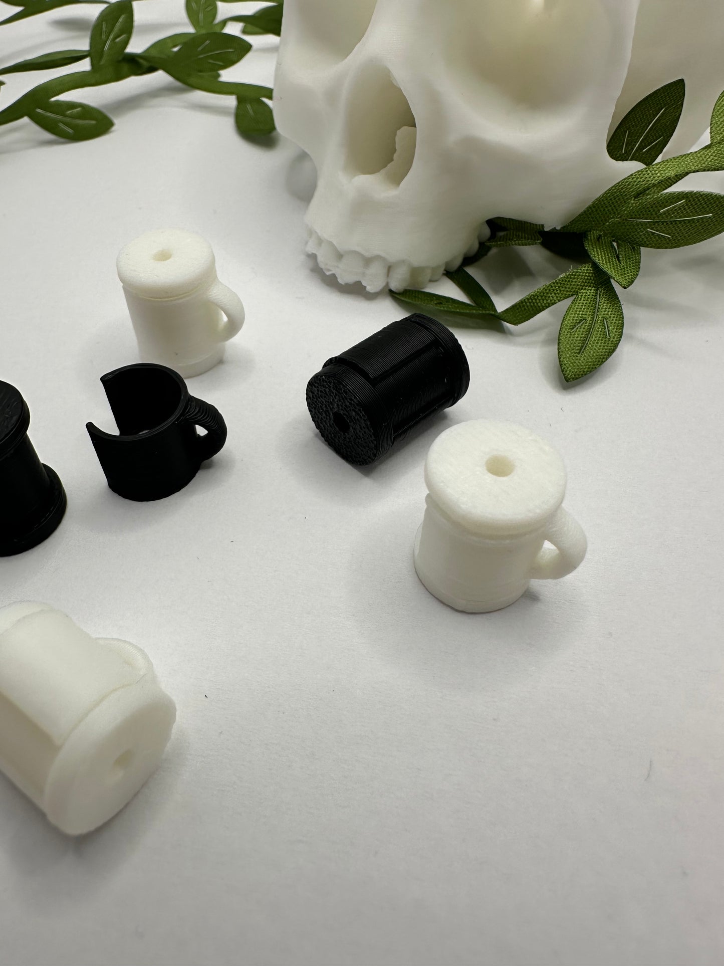 Charm Spinner bead findings, bead interchangeable 3d printed bead charms, designed by TBNC, 5pc, 15mm