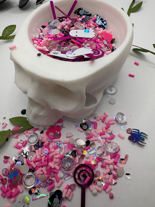 Ghoul Please, mixed media filler, custom add-in crafting, shaker resin bits, filler decor, resin crafting, 1oz wt