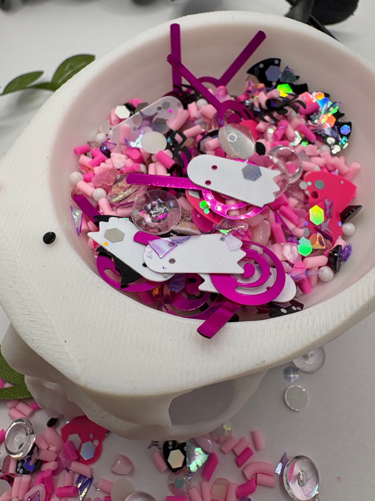 Ghoul Please, mixed media filler, custom add-in crafting, shaker resin bits, filler decor, resin crafting, 1oz wt