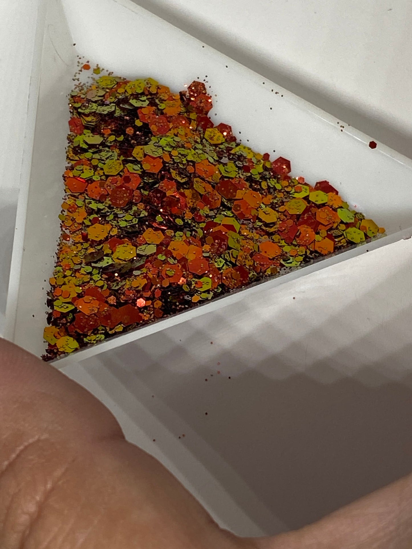Ember: Chameleon color shifting chunky glitter mix, red/orange color shifting glitter, custom mix, plastic glitter, resin glitter, crafting