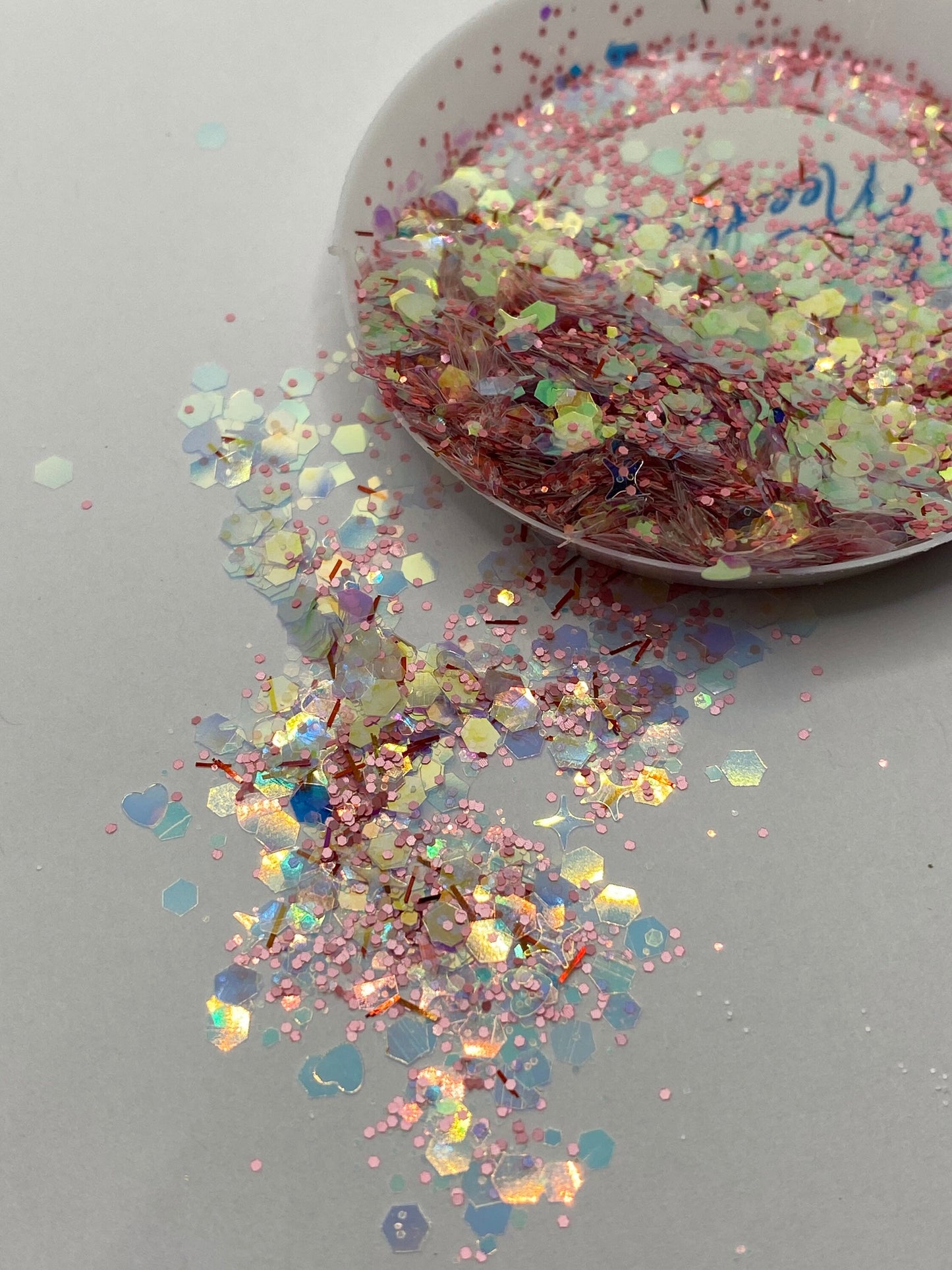 KALISPELL: color shifting chunky sequins glitter mix, multi holo color shifting glitter, custom mix, resin glitter, crafting