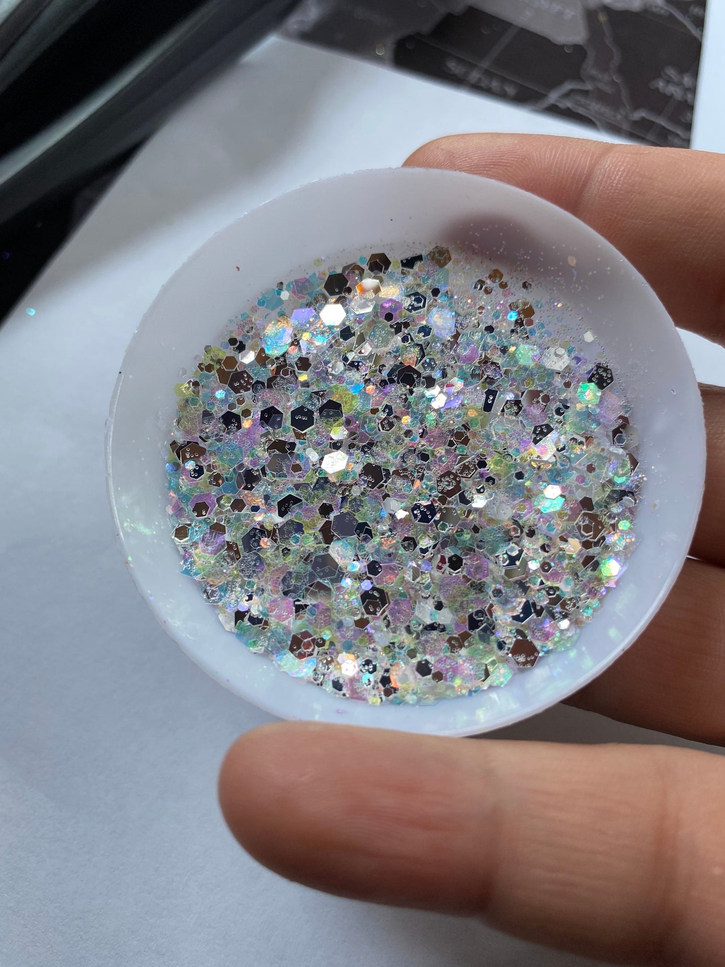 Mirror Mirror: holo-chunky glitter mix, crafting supplies glitter, custom mix, resin supplies, resin glitter, mix holo glitter