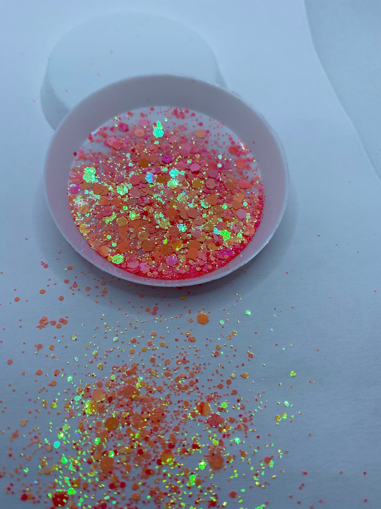 Pink Ladies: Chameleon color shifting chunky glitter mix, pink, orange color shifting glitter, custom mix, resin glitter, crafting