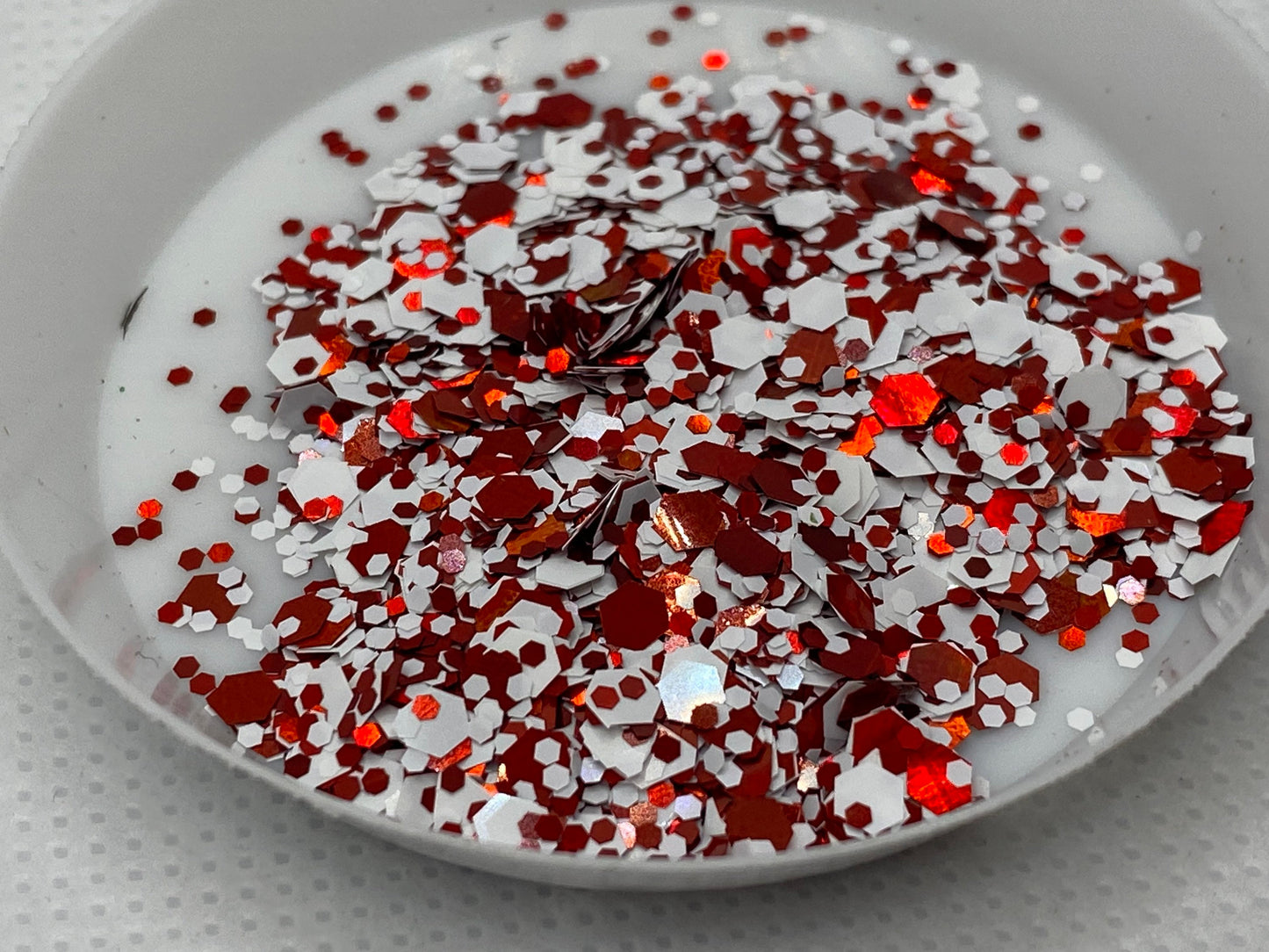 Candy Cane: metallic -chunky glitter mix, crafting supplies glitter, custom mix, resin supplies, resin glitter, crafting, metallic glitter