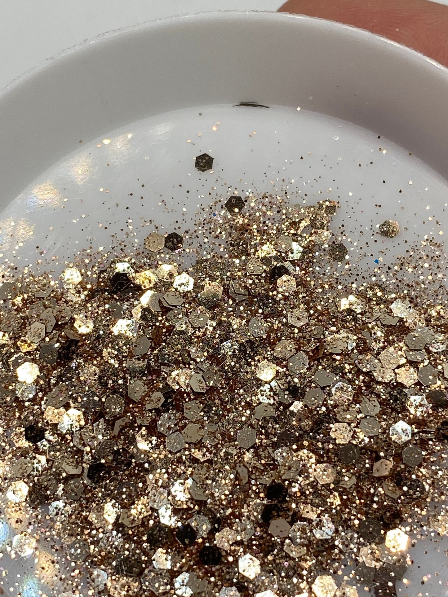 Rose Gold: metallic -chunky glitter mix, crafting supplies glitter, custom mix, resin supplies, resin glitter, crafting, metallic glitter