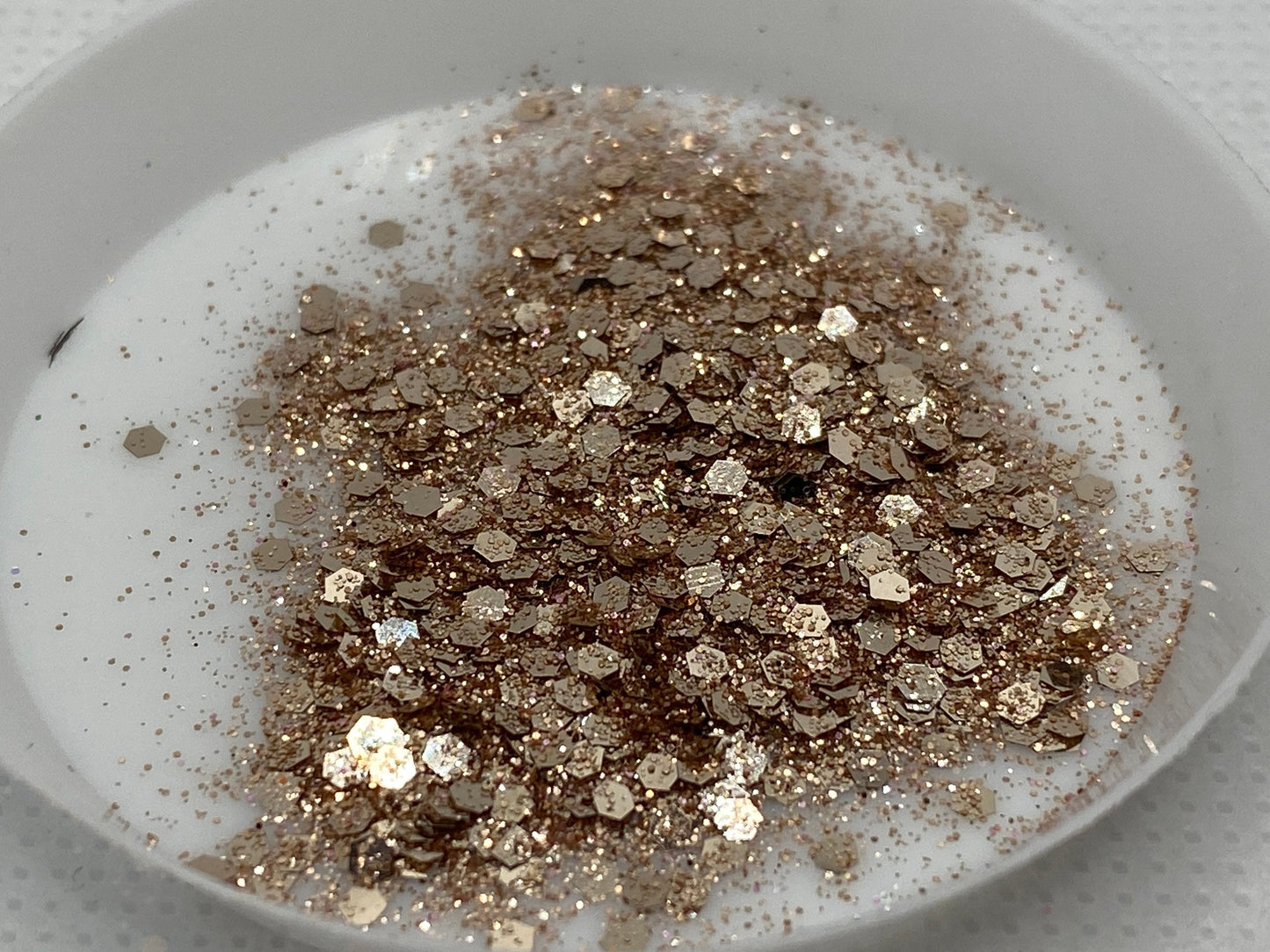 Rose Gold: metallic -chunky glitter mix, crafting supplies glitter, custom mix, resin supplies, resin glitter, crafting, metallic glitter