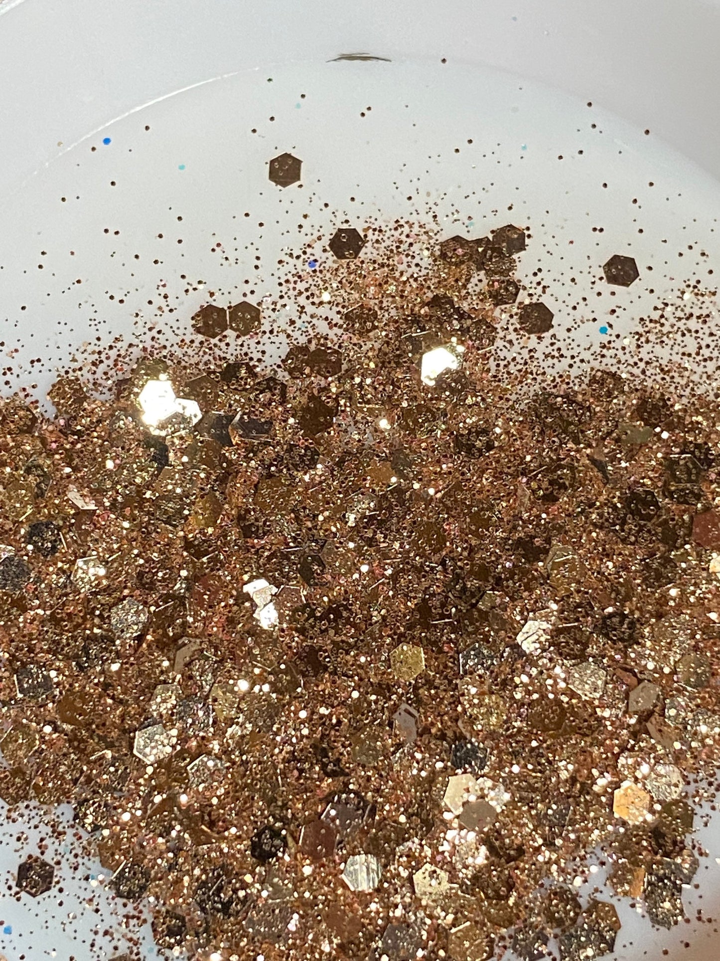 Rose Gold: metallic -chunky glitter mix, crafting supplies glitter, custom mix, resin supplies, resin glitter, crafting, metallic glitter