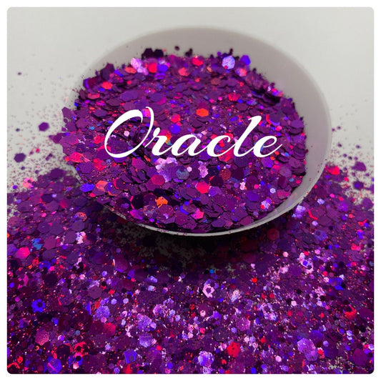 Oracle: Chameleon color shifting chunky glitter mix color shifting glitter, custom mix, resin glitter, crafting