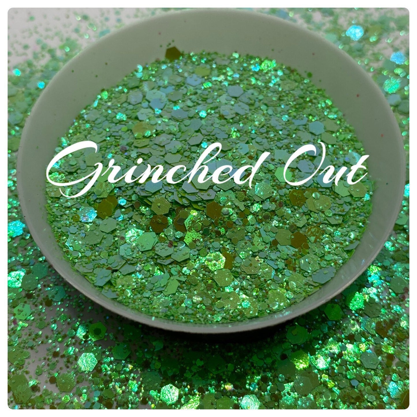 GrinchedOut: Chameleon color shifting chunky glitter mix, red/orange color shifting glitter, custom mix, glitter, resin glitter, crafting