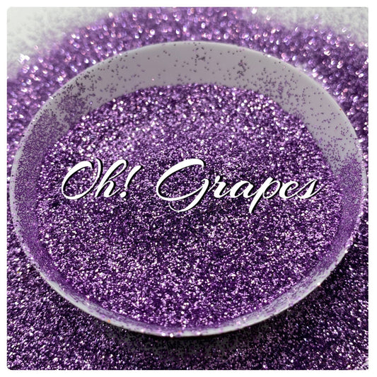 Oh! Grapes: fine glitter, glitters, fine grain glitter, resin glitter, purple, crafting supplies, high quality glitter